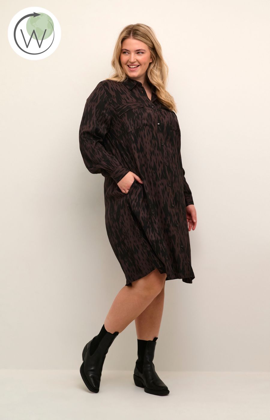 Kaffe Curve Ria Shirt Dress