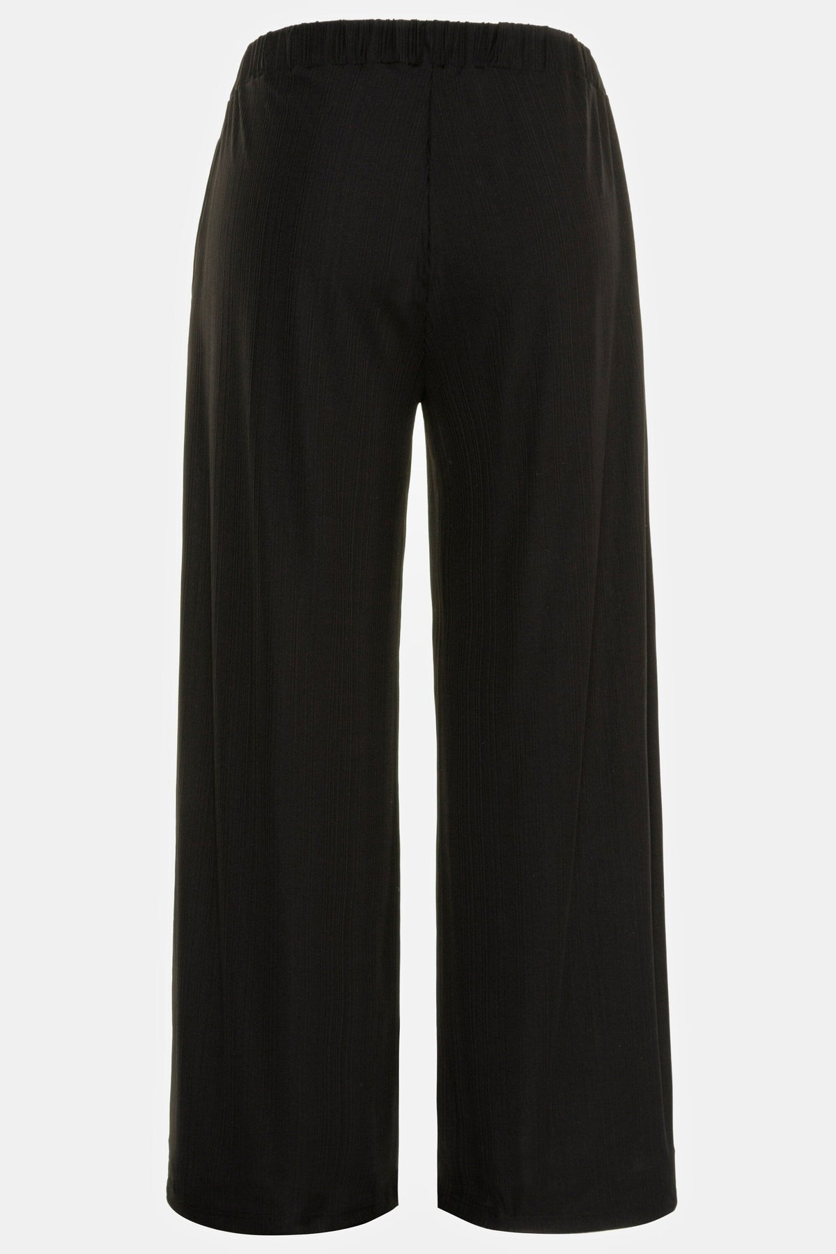 Ulla Popken Black Wide Leg Trousers