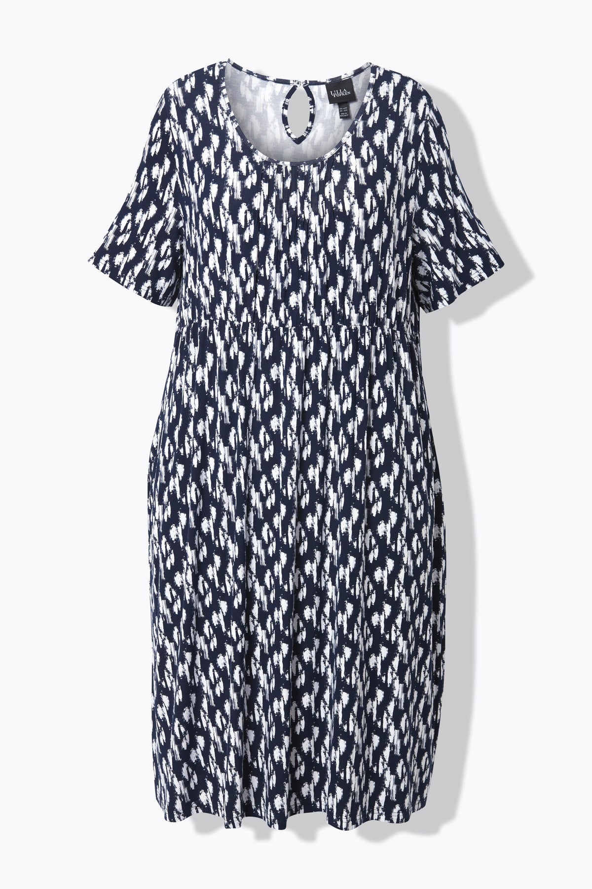 Ulla Popken Navy Graphic Dress