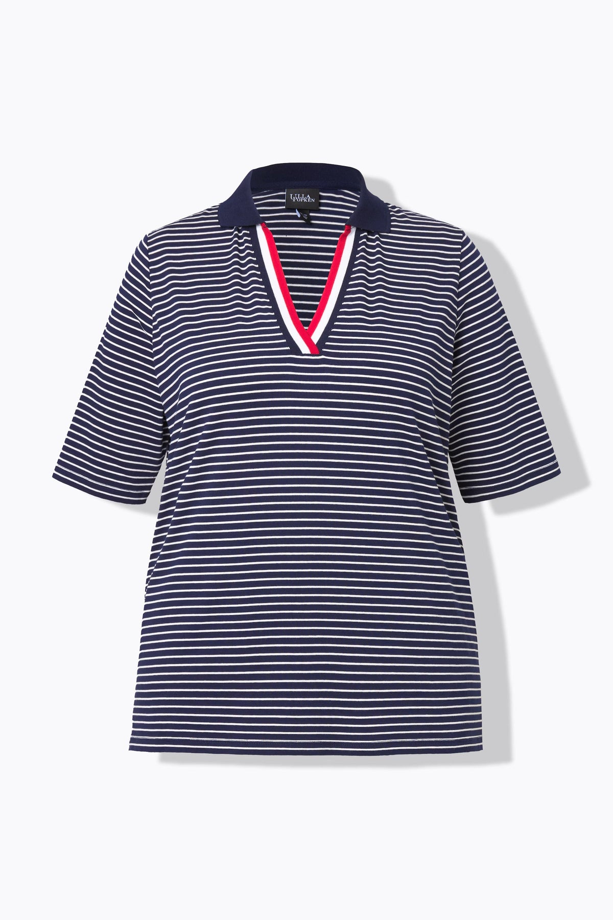 Ulla Popken Striped Navy Shirt