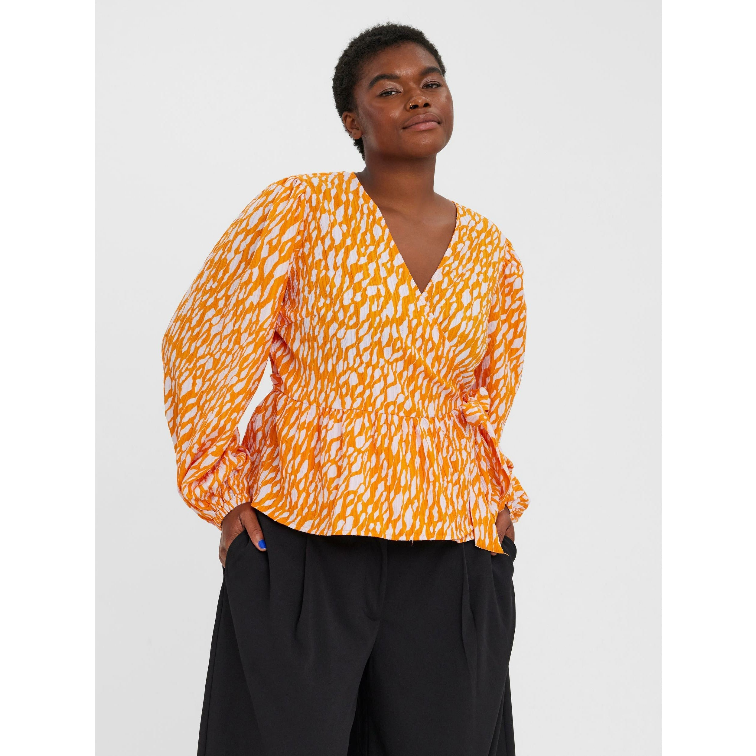 Vero Moda Curve Daisy Blouse - Wardrobe Plus