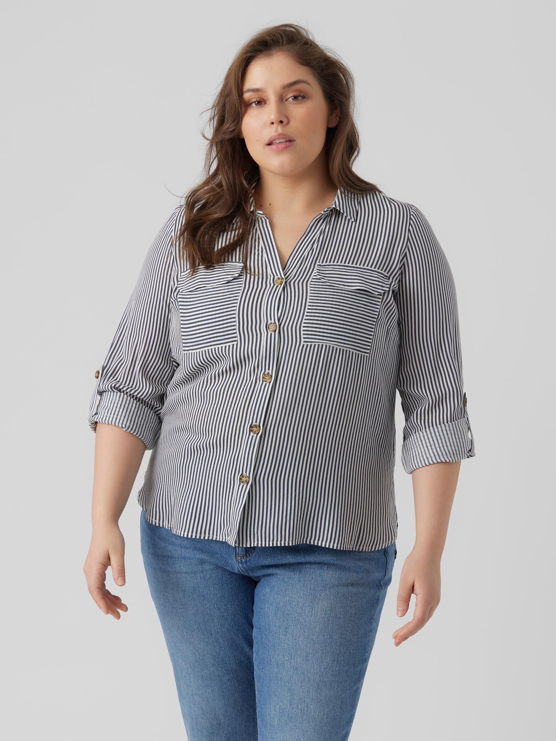 Vero Moda Curve Striped Shirt