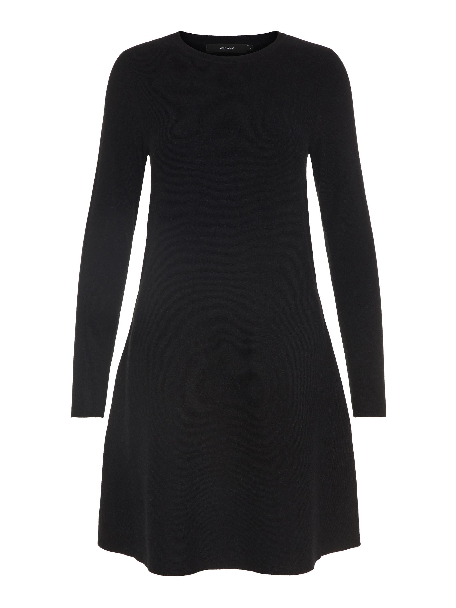 Vero Moda Curve Nancy Dress in Black