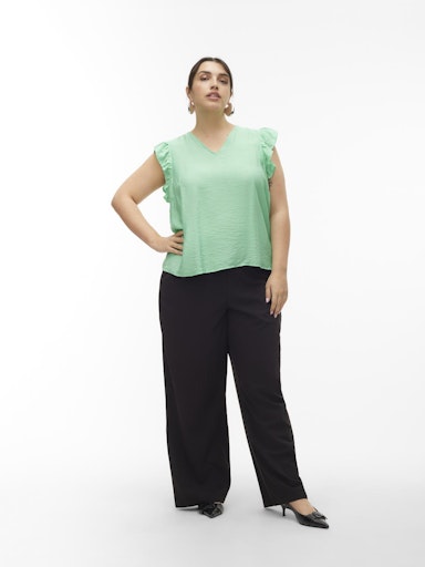 Vero Moda Curve Josie Top in Green