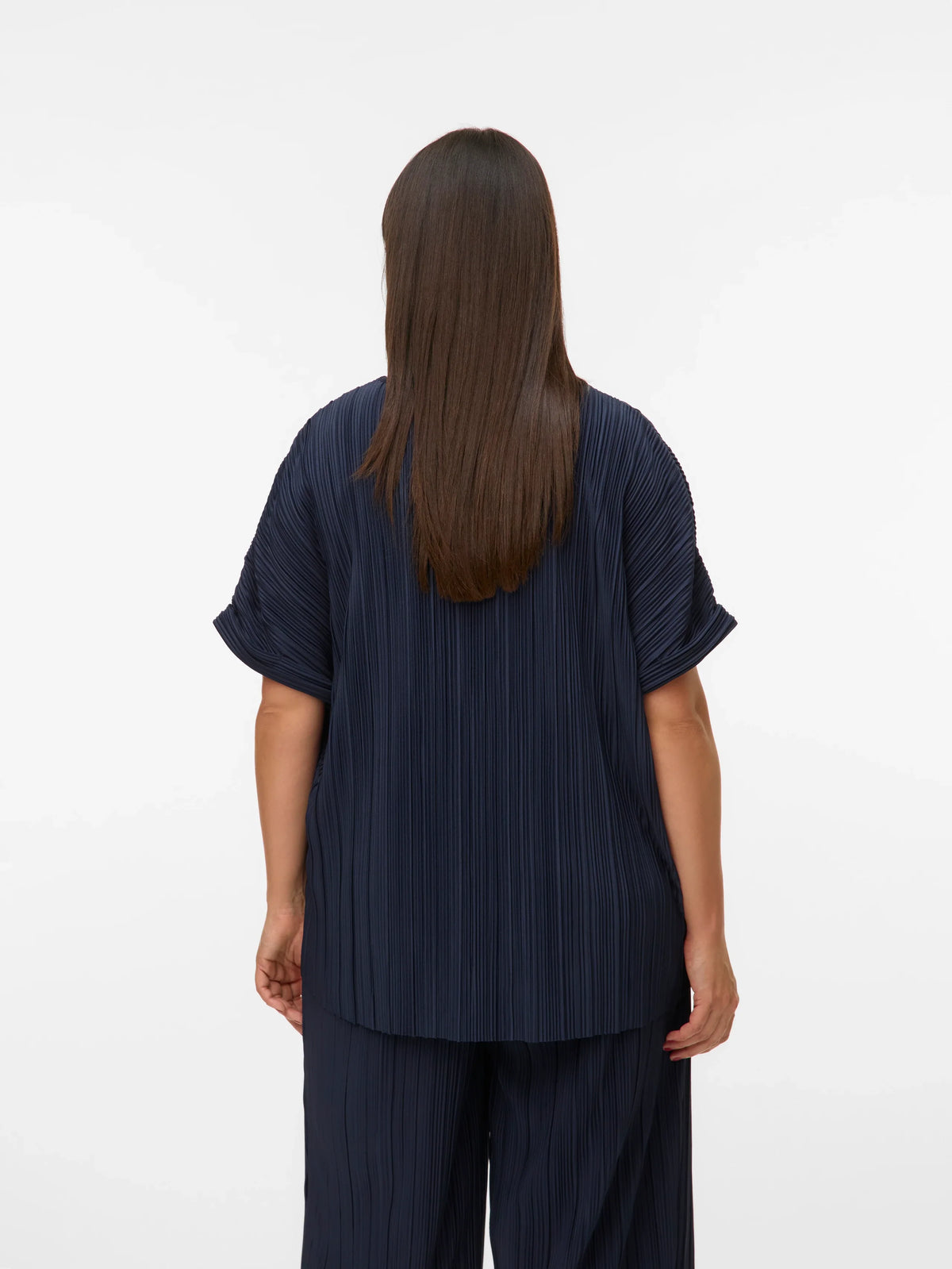 Vero Moda Curve Aurora T-Shirt in Navy