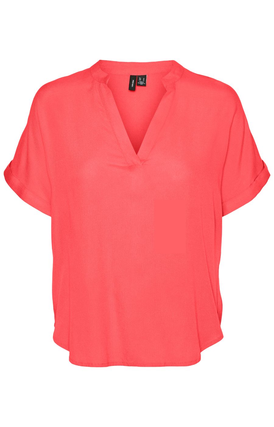 Vero Moda Curve Beauty Top in Coral