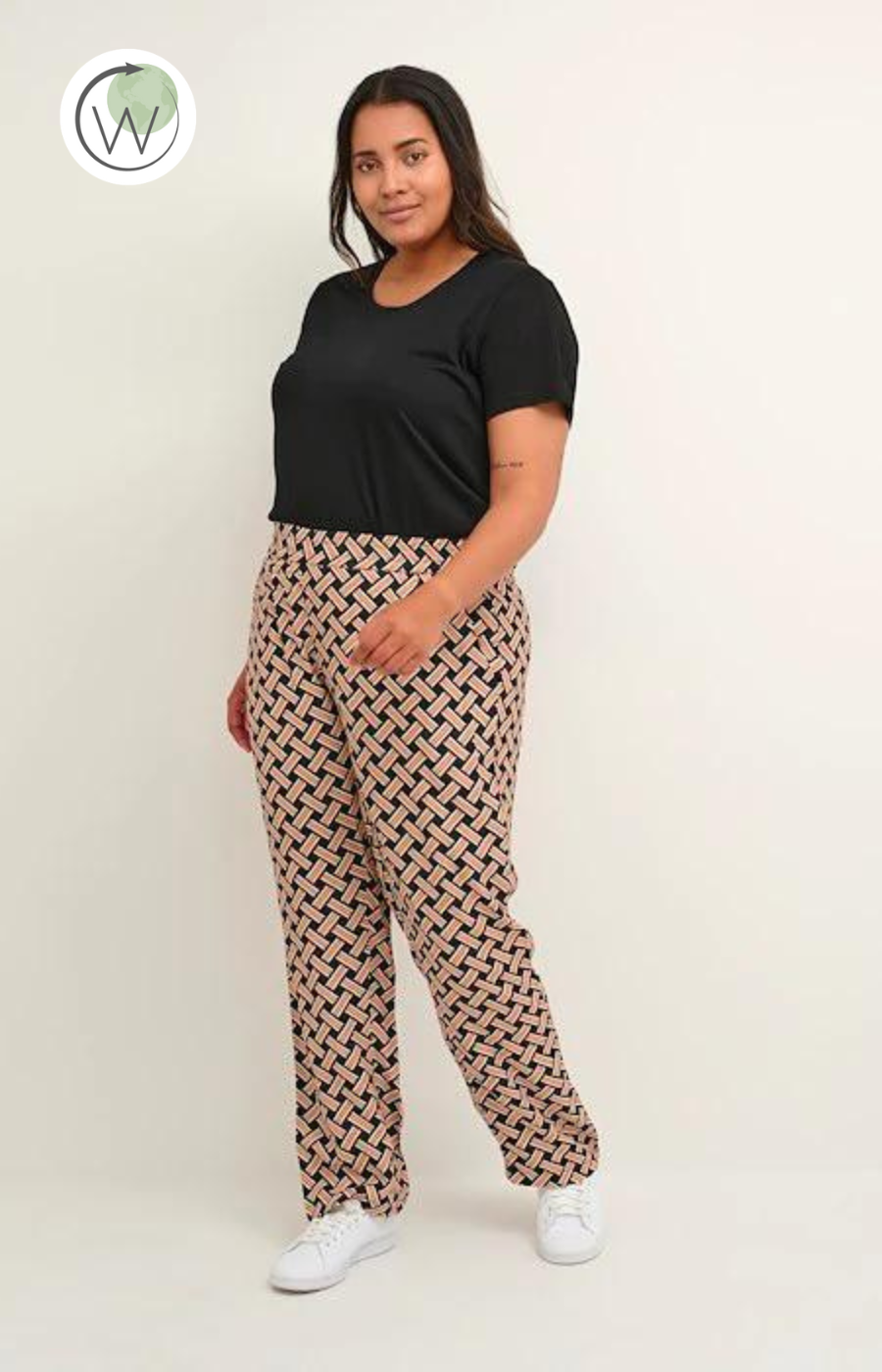 Kaffe Curve Qing Pants - Wardrobe Plus