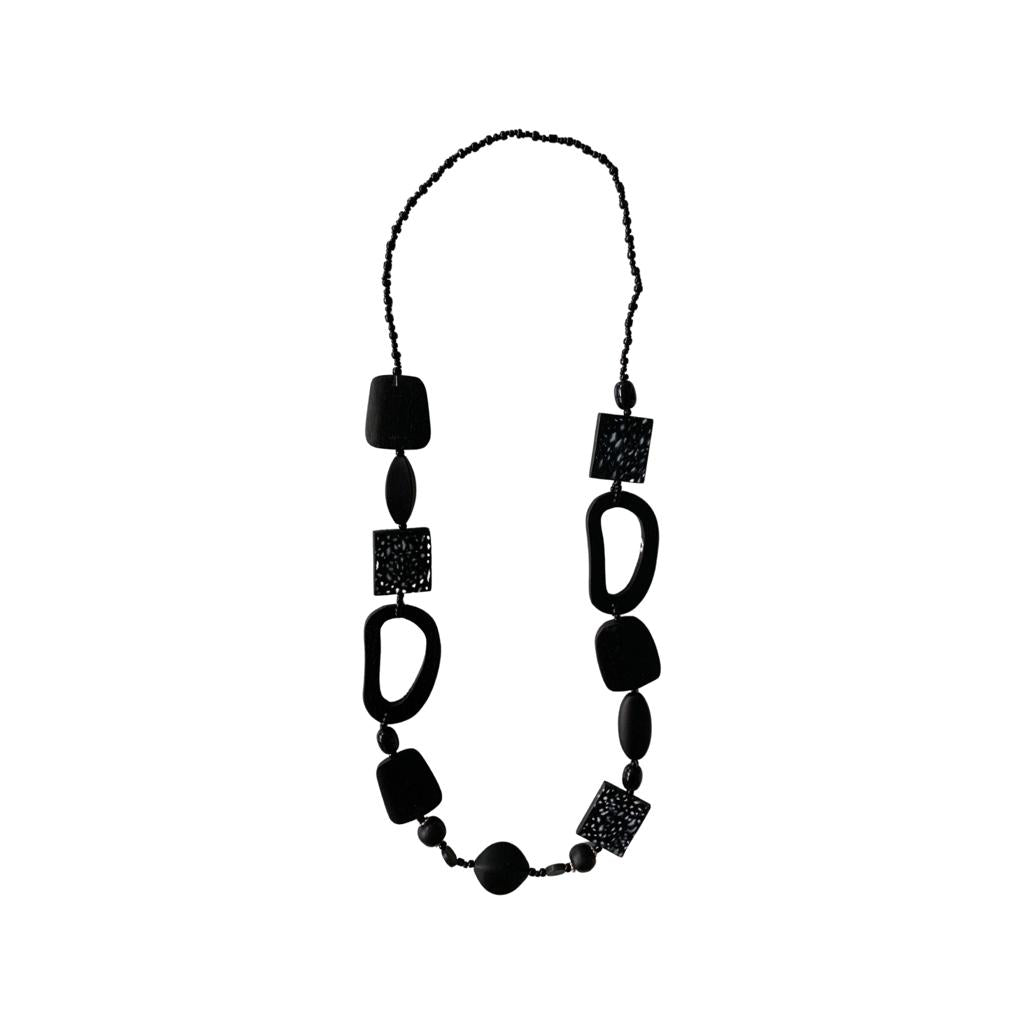 Ayla Necklace in Black