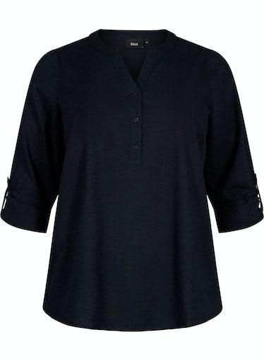 Zizzi Anna Blouse in Black