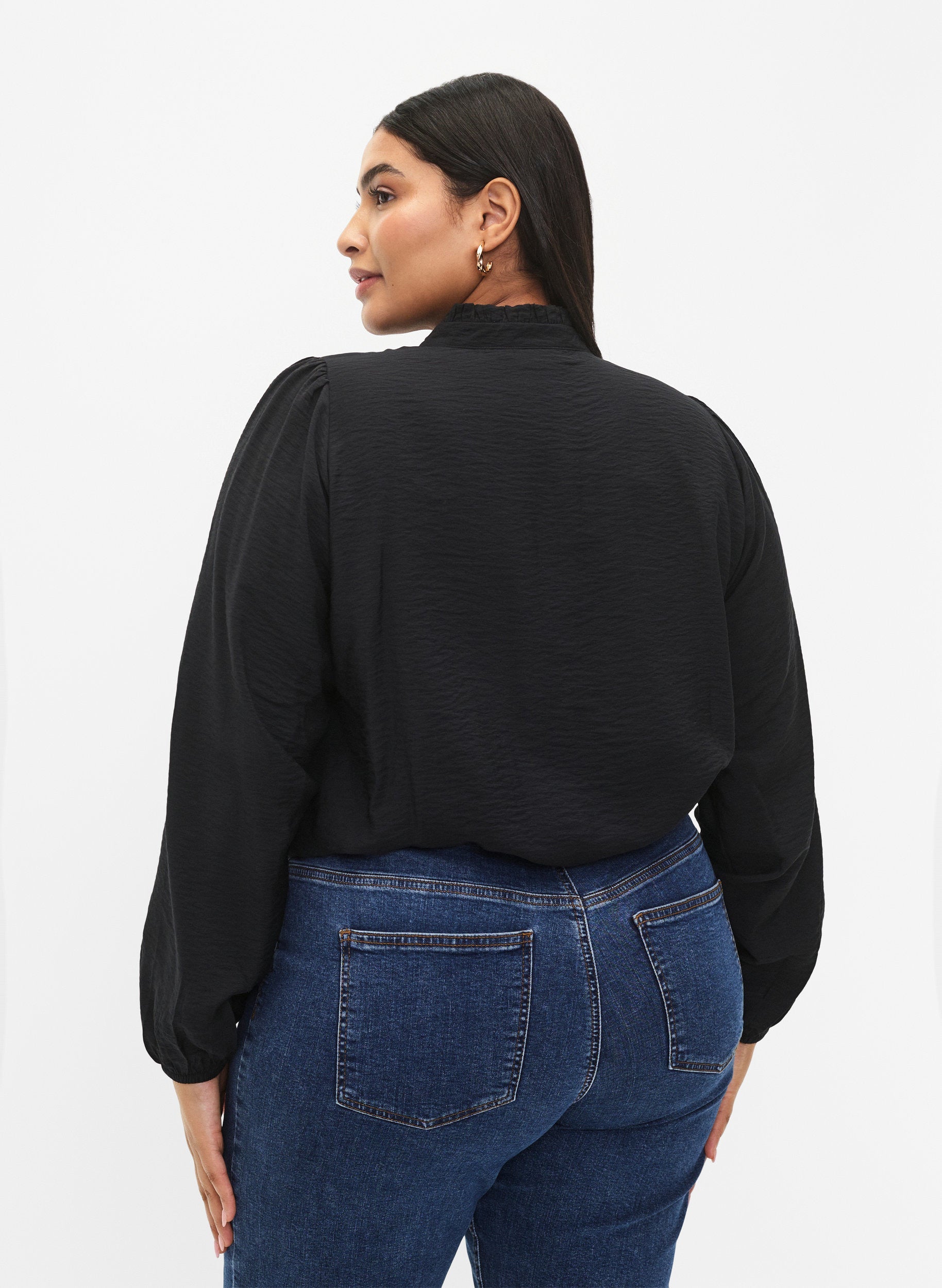 Zizzi Kam Black Blouse