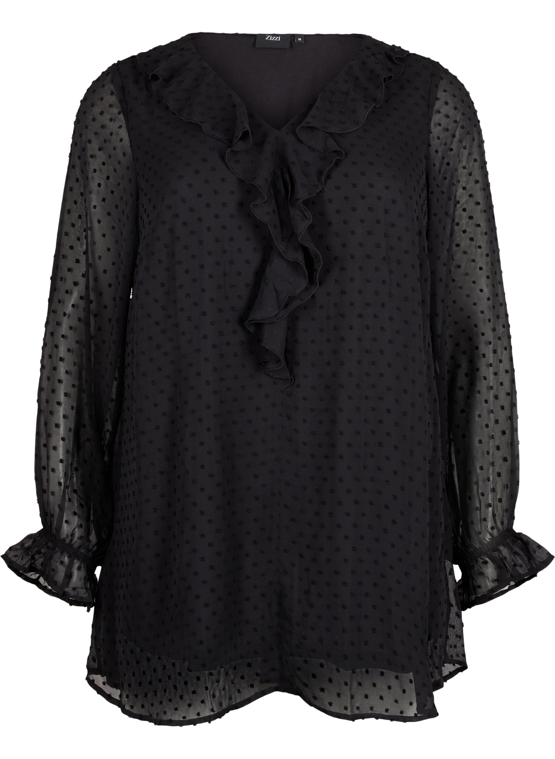 Zizzi Silvia Tunic in Black