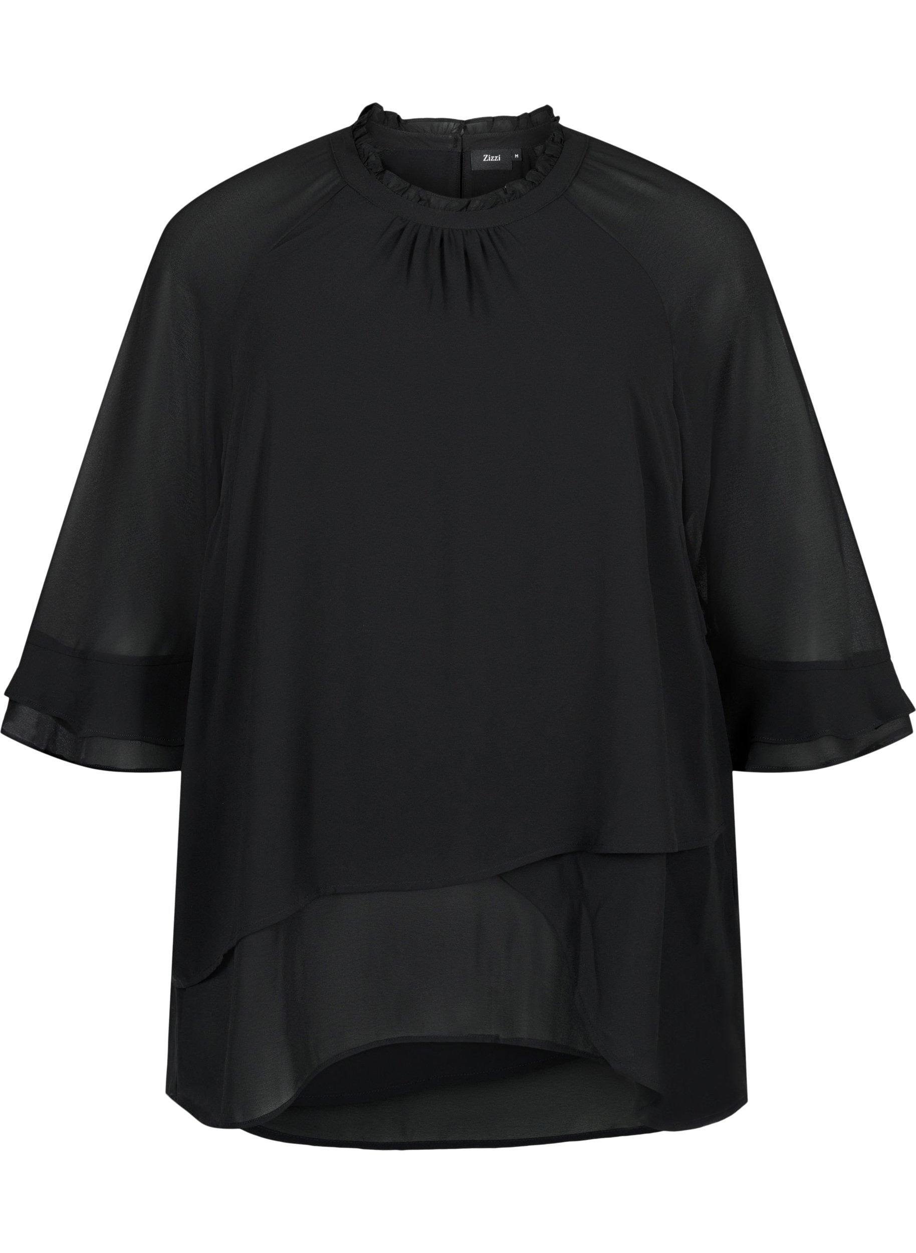 Zizzi Hulli Blouse in Black