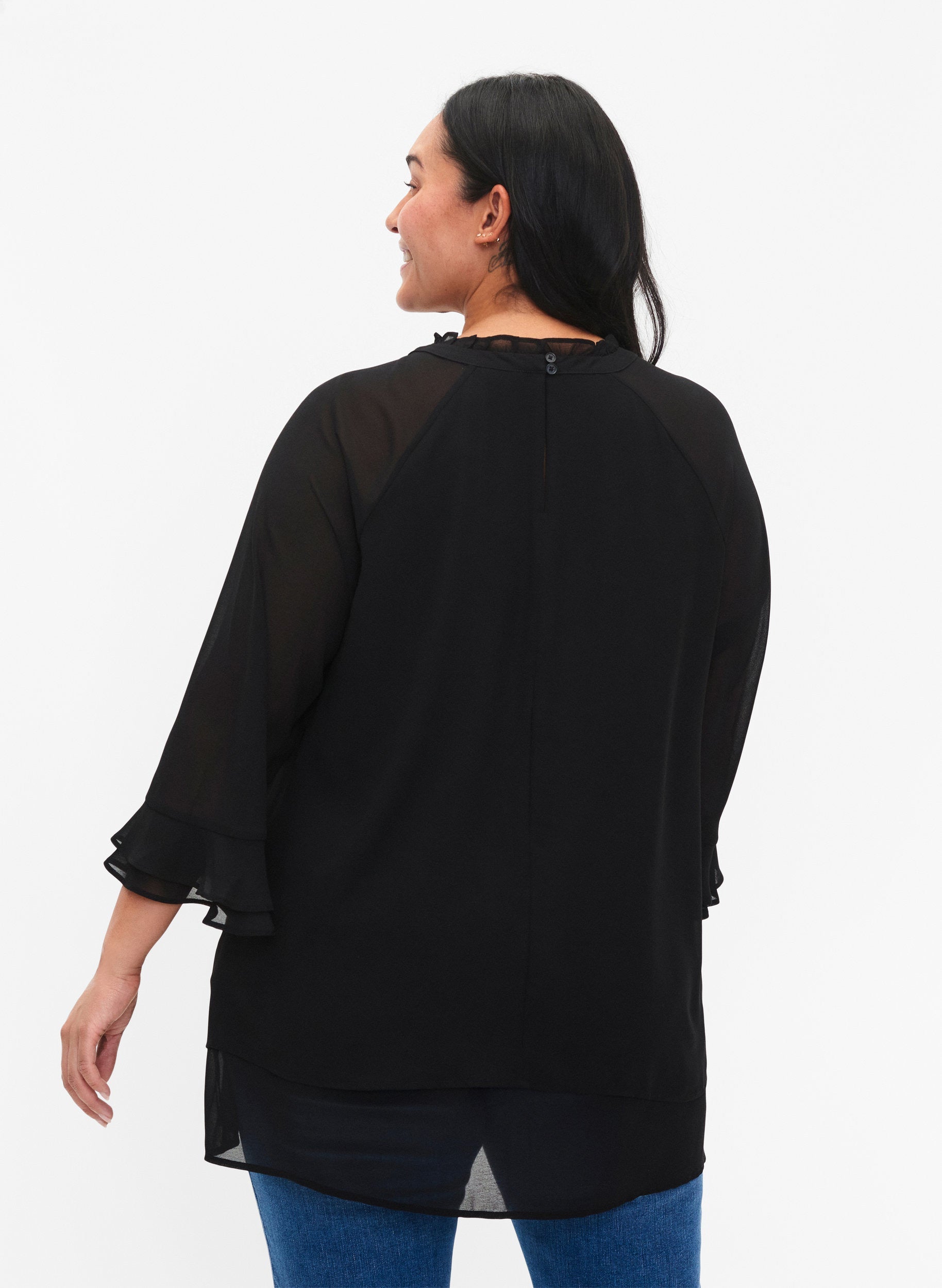 Zizzi Hulli Blouse in Black