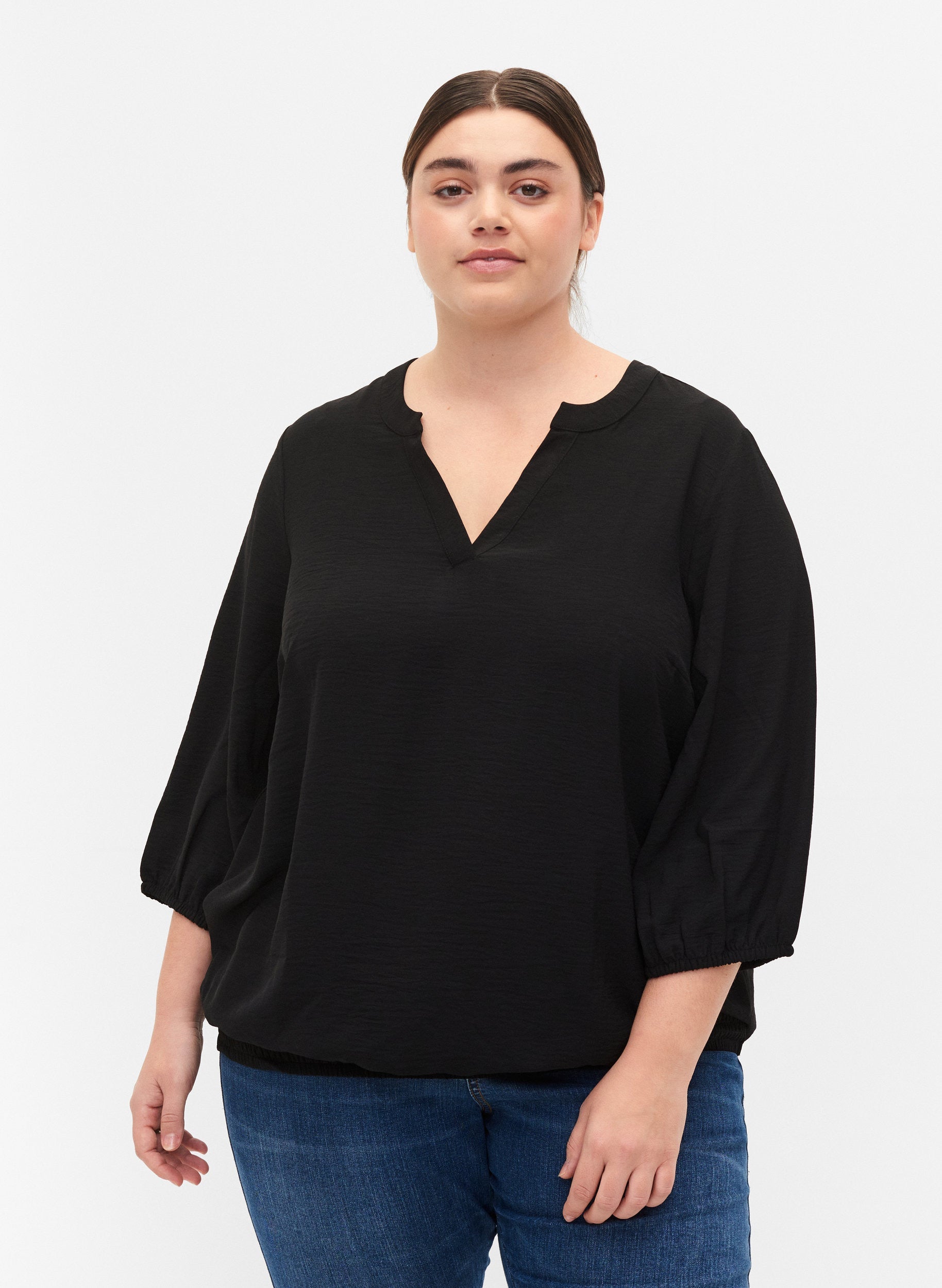 Zizzi Fikka Blouse in Black