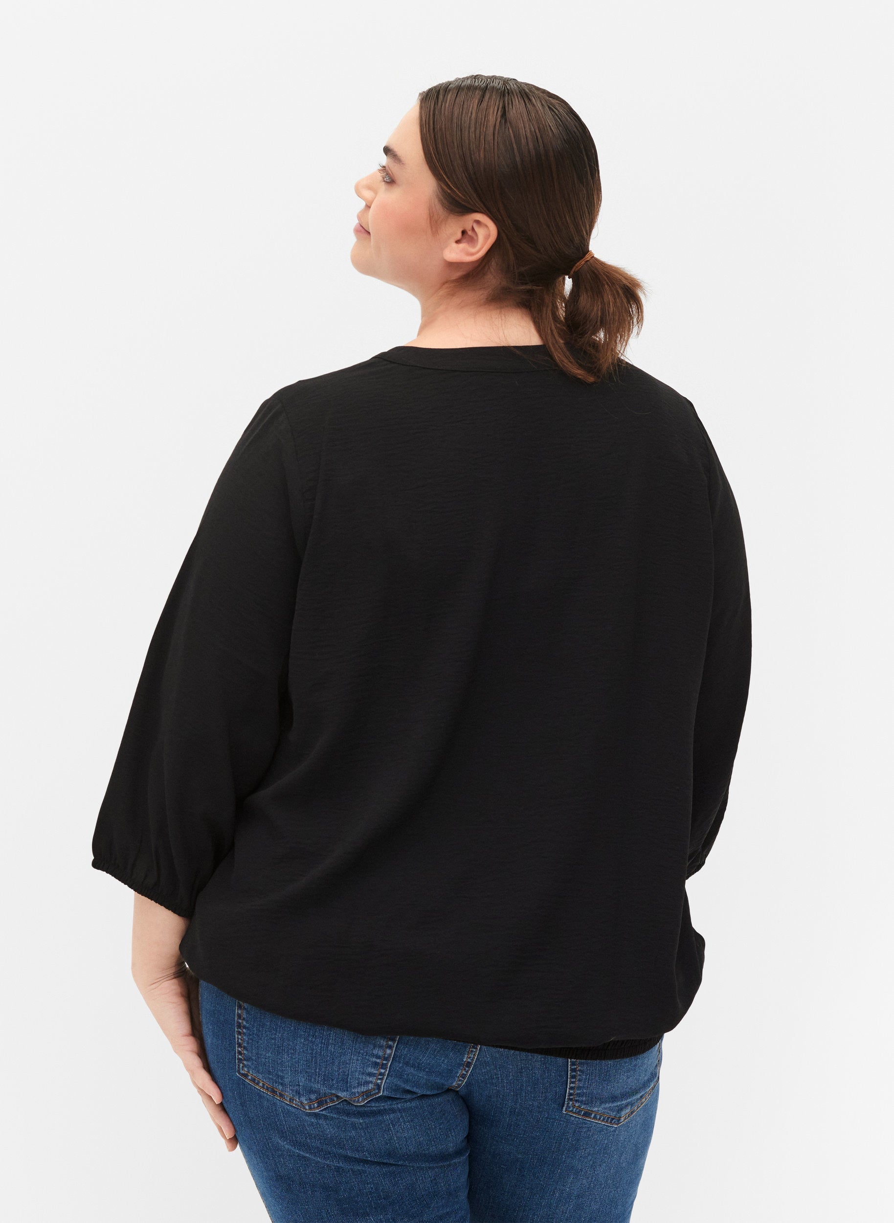 Zizzi Fikka Blouse in Black