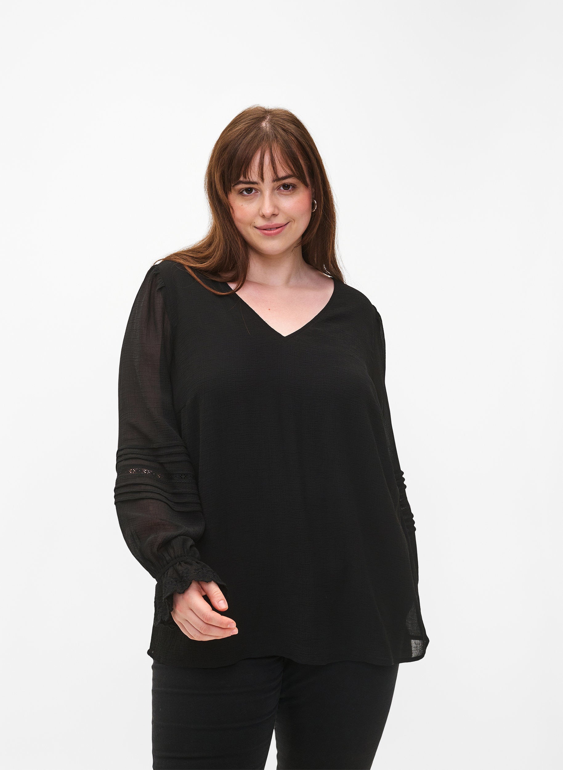 Zizzi Lina Blouse in Black