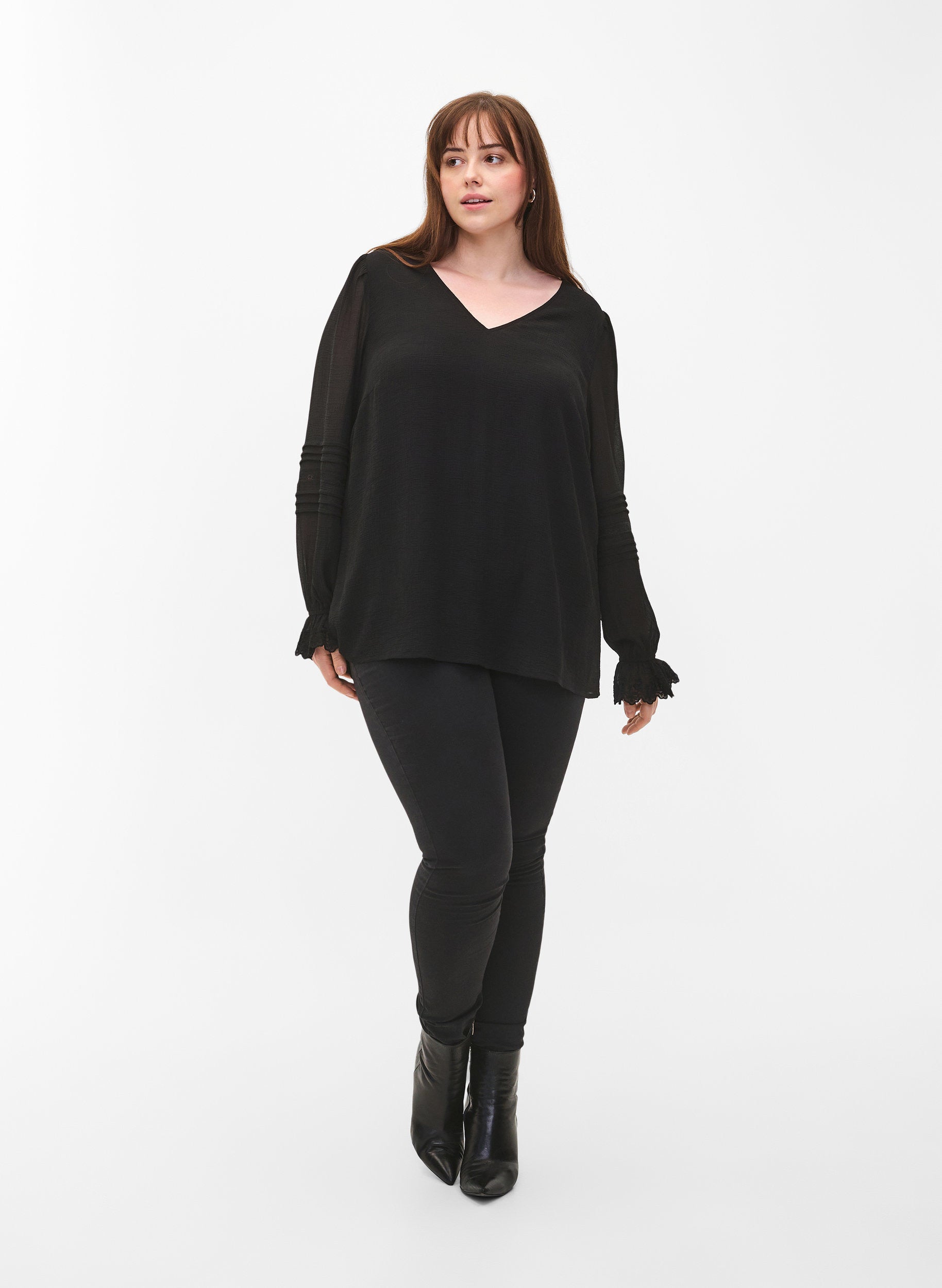 Zizzi Lina Blouse in Black