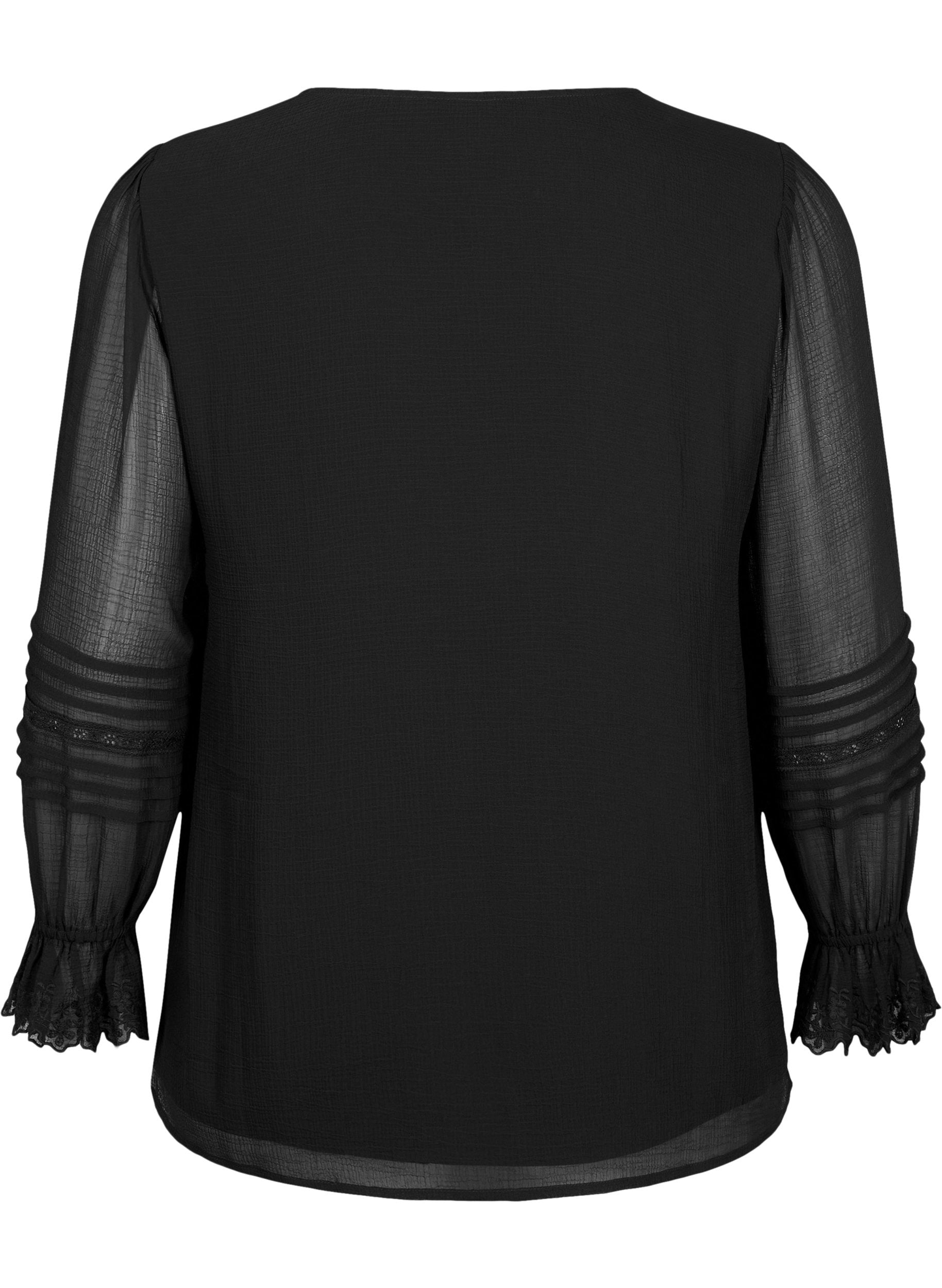 Zizzi Lina Blouse in Black