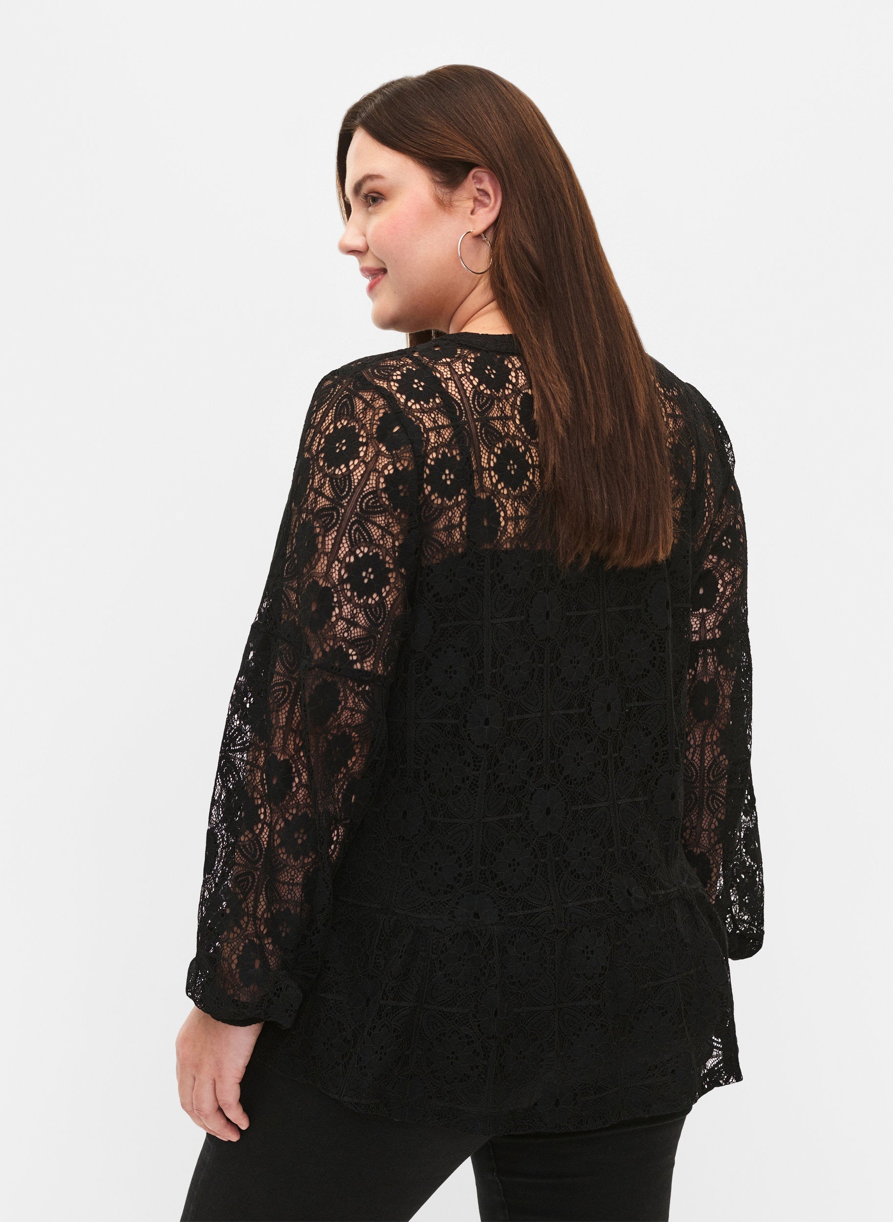 Zizzi Hannah Lace Blouse