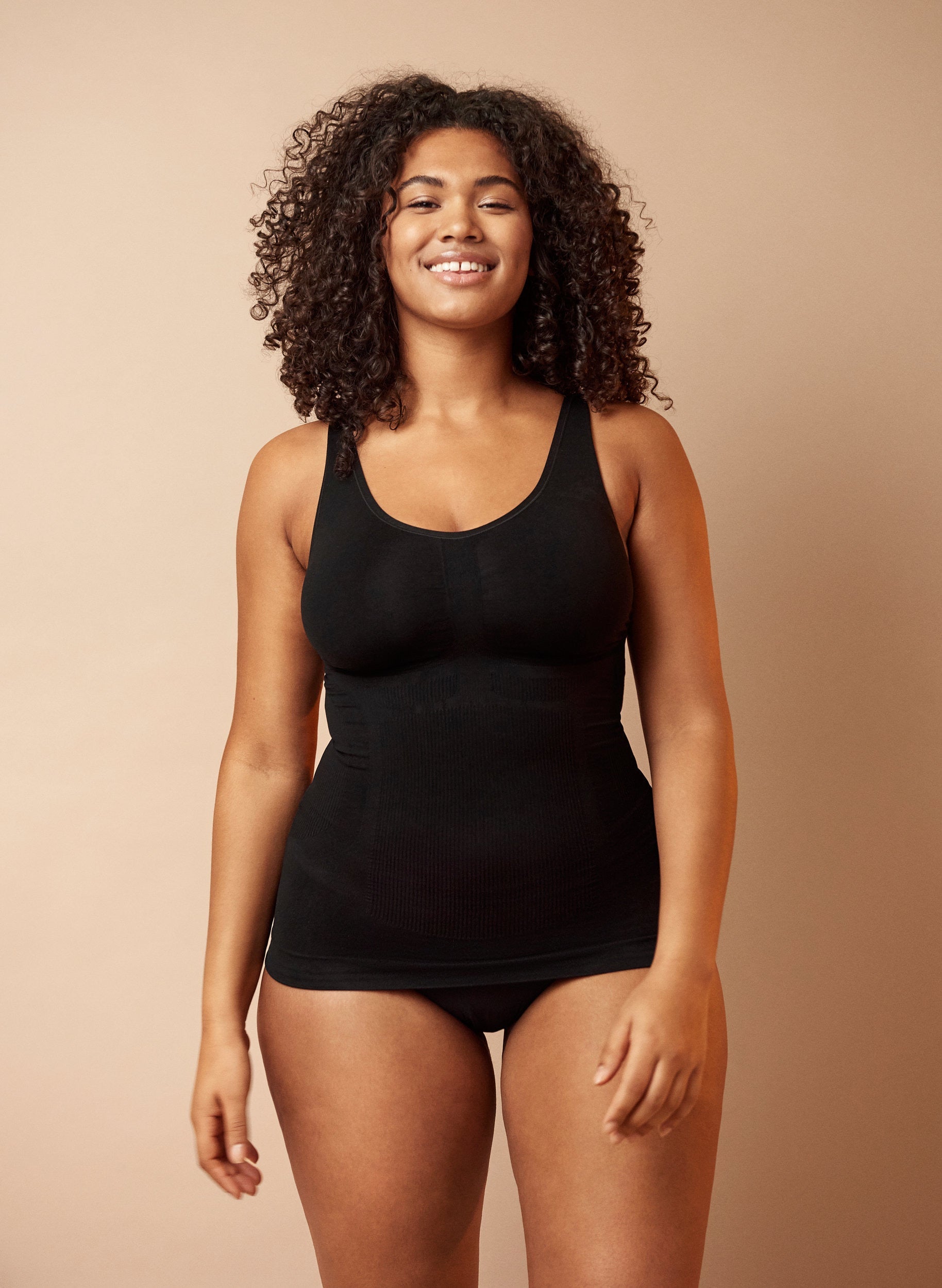 Zizzi Shapewear Vest in Black