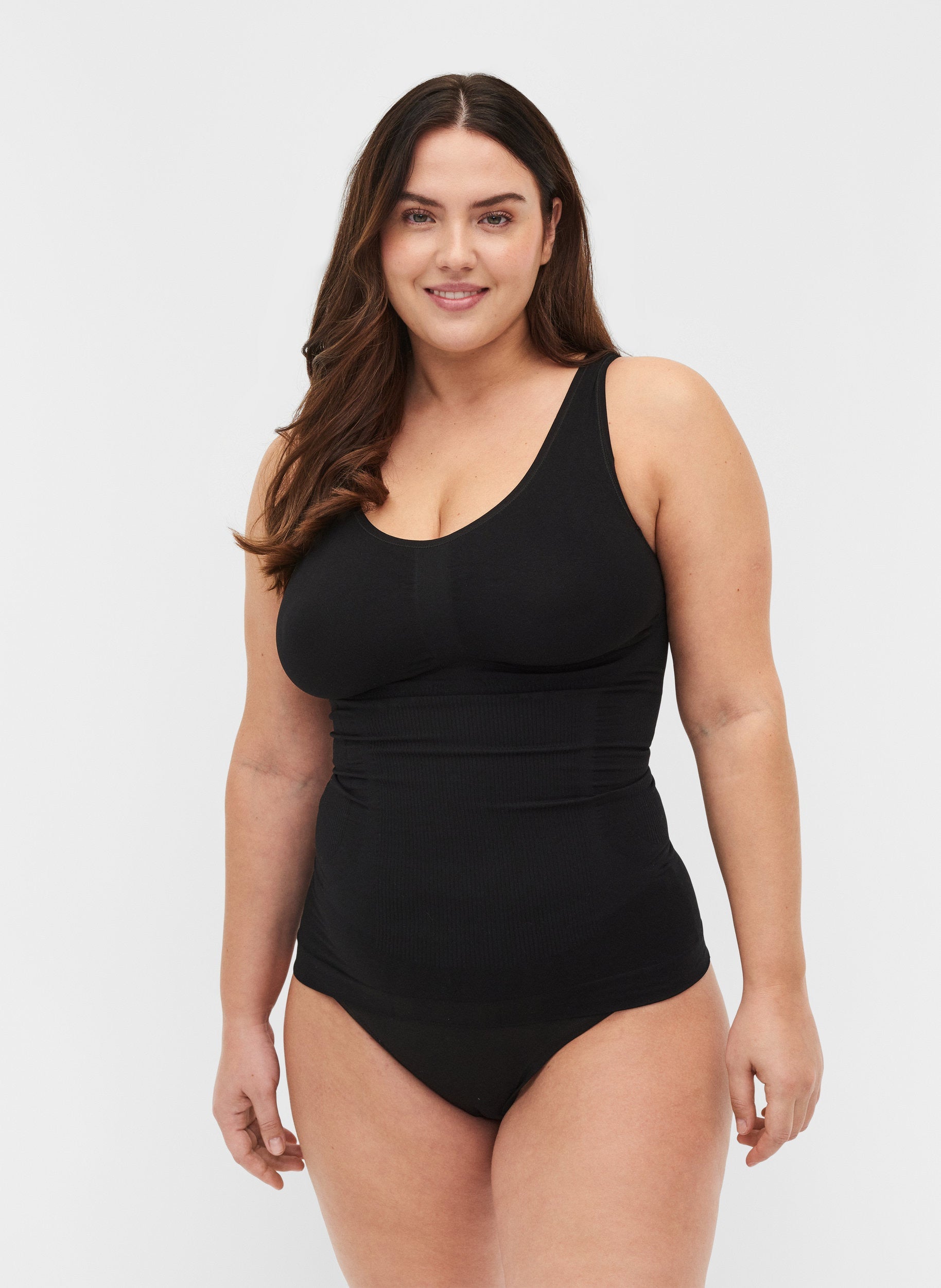 Zizzi Shapewear Vest in Black