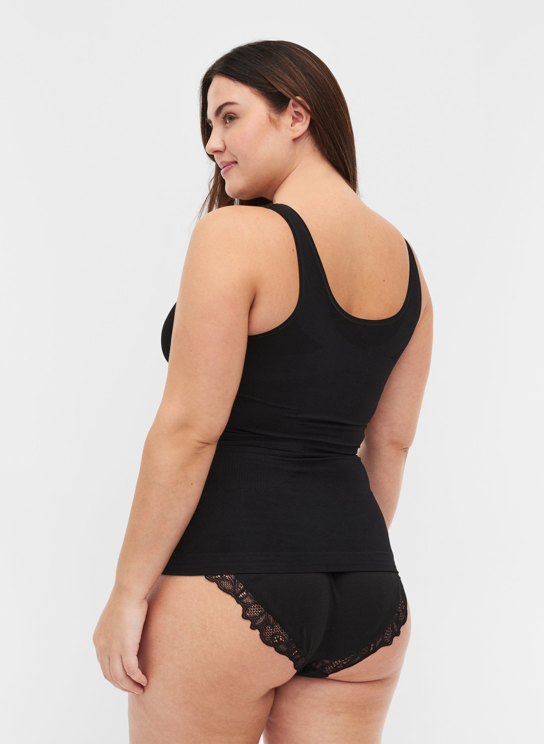 Zizzi Shapewear Vest in Black