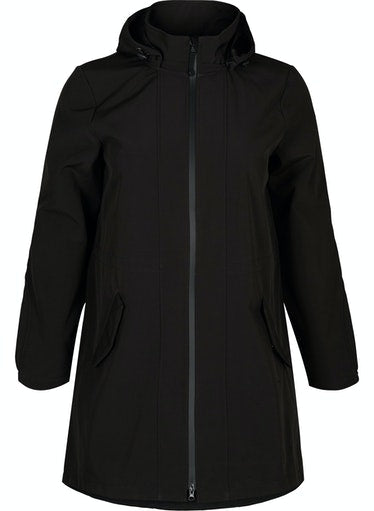 Zizzi Aspen Coat in Black