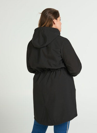 Zizzi Aspen Coat in Black