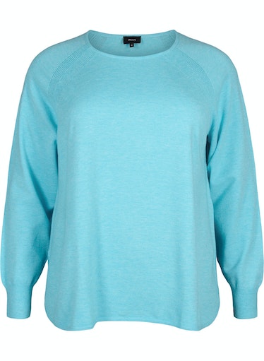 Zizzi Mella Pullover in Blue