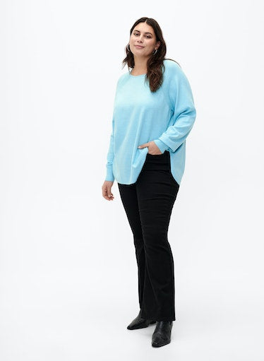 Zizzi Mella Pullover in Blue