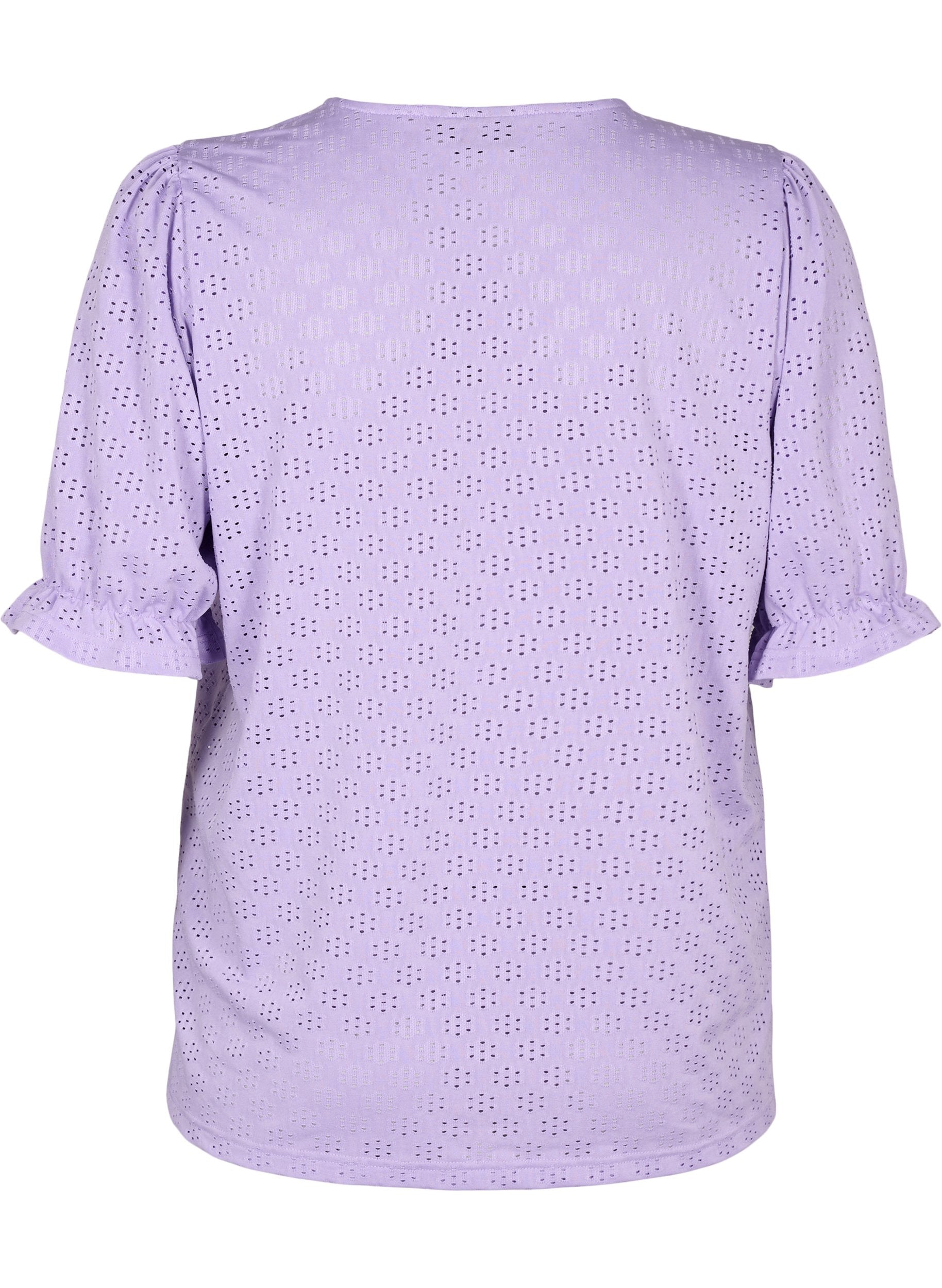 Zizzi Alabama Lilac Blouse