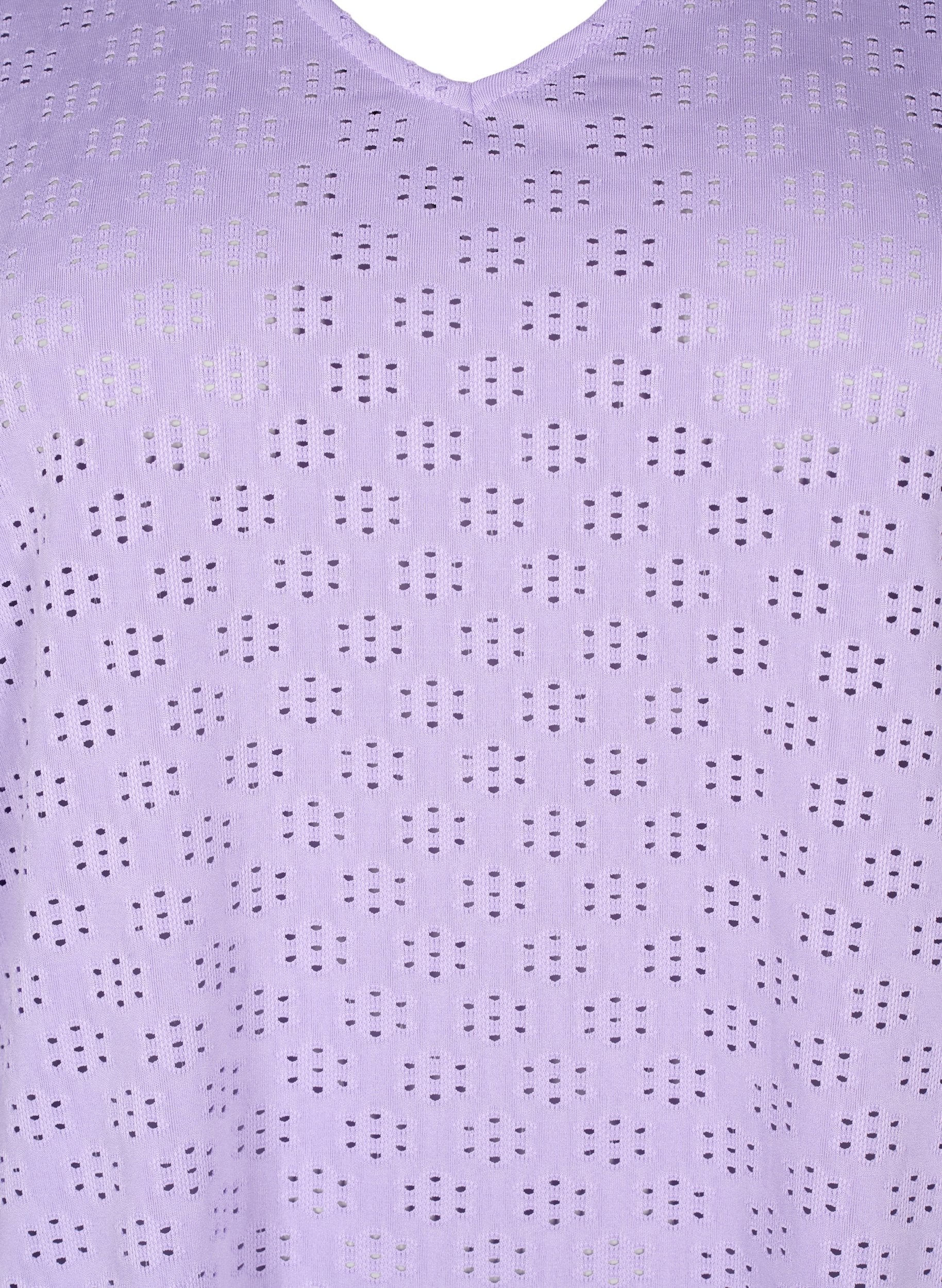 Zizzi Alabama Lilac Blouse