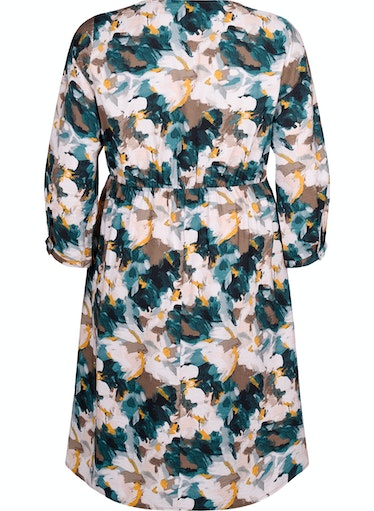 Zizzi Kam Printed Dress