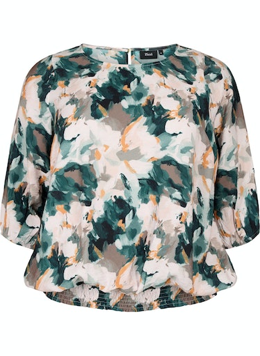 Zizzi Kam Print Top