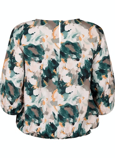 Zizzi Kam Print Top