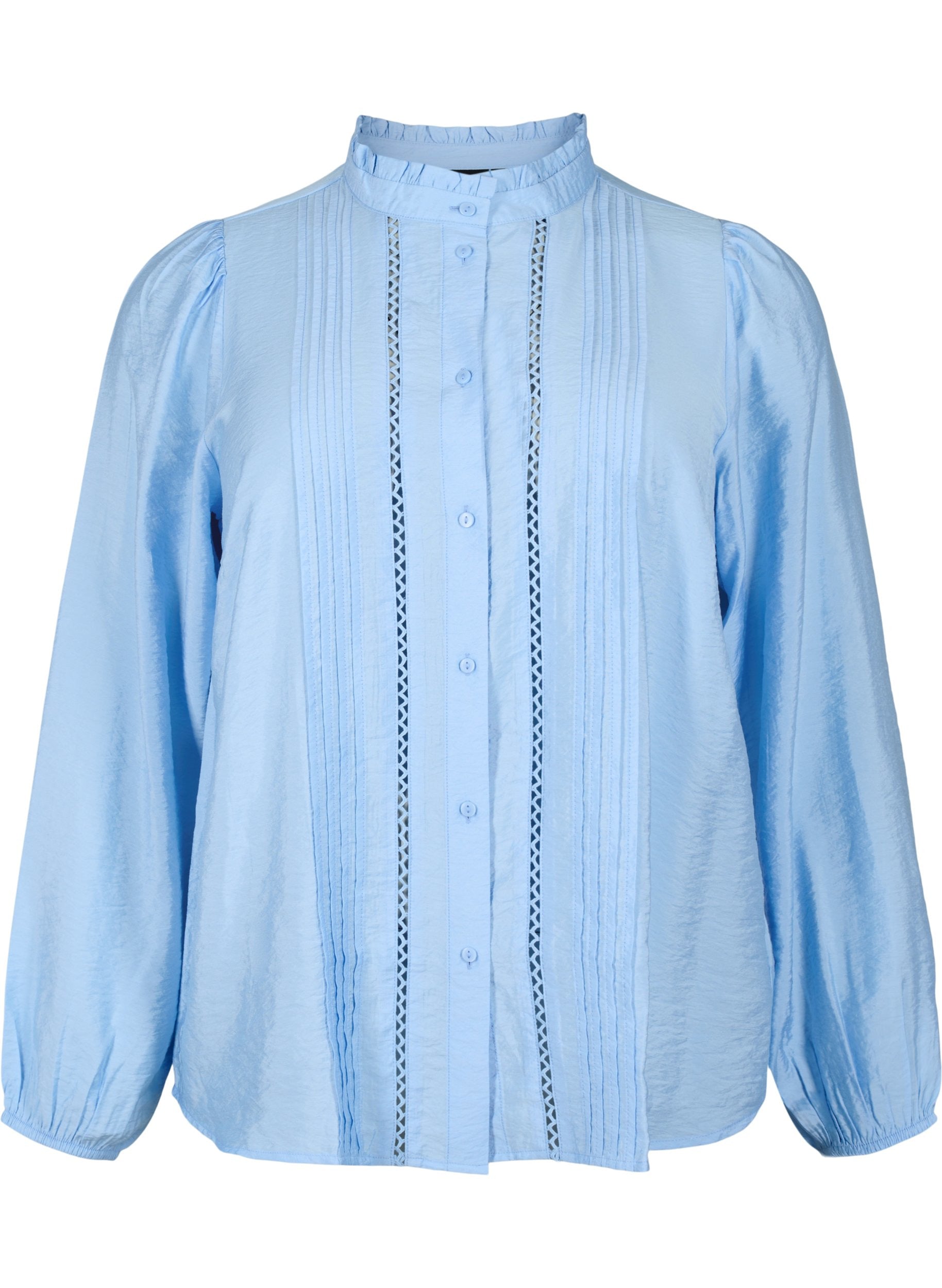 Zizzi Kam Blue Blouse