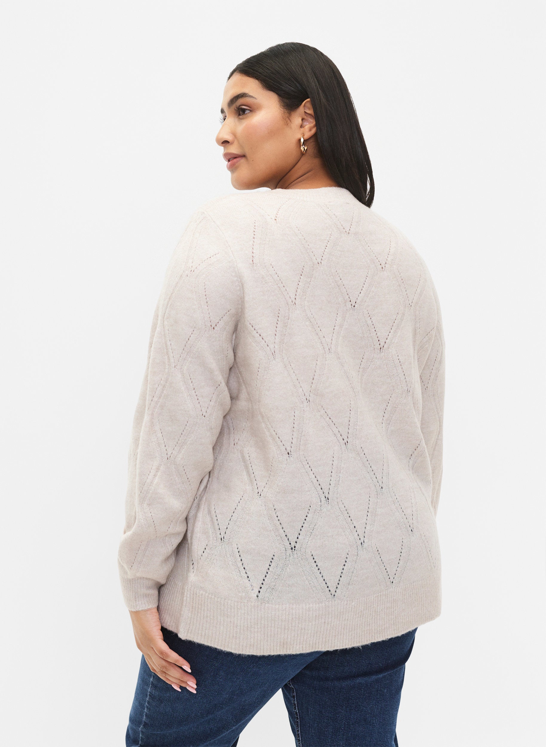 Zizzi Ziggi Beige Pullover