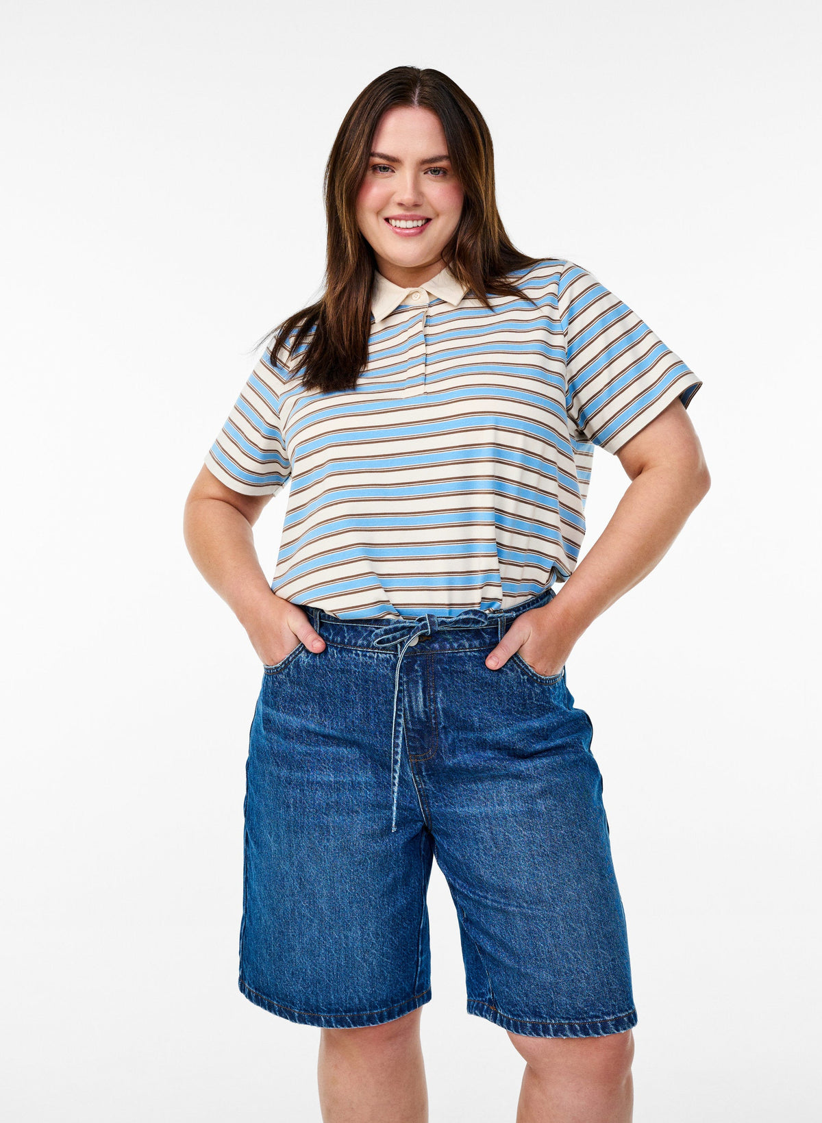 Zizzi Tami Denim Shorts