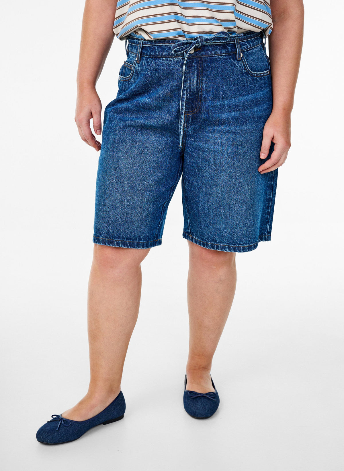 Zizzi Tami Denim Shorts