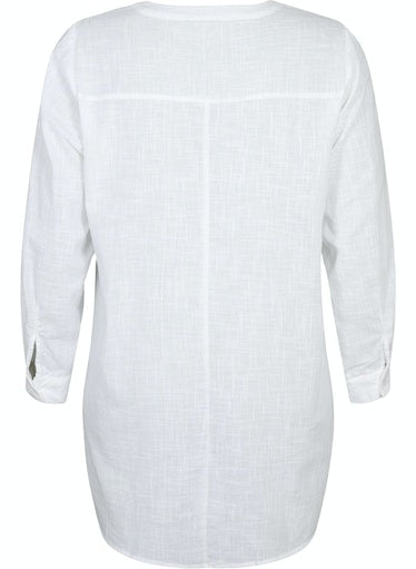 Zizzi Anna Tunic in White