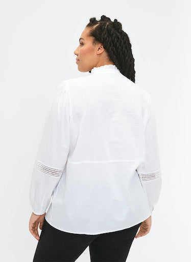 Zizzi Fia White Shirt