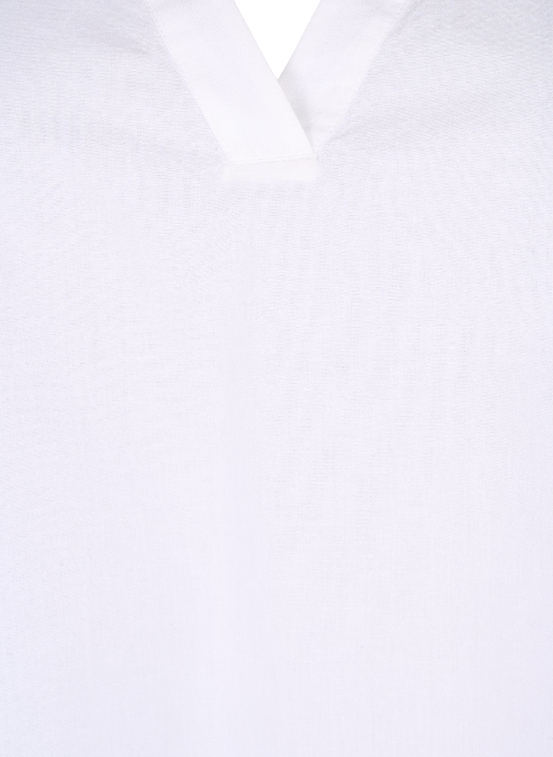 Zizzi Luka Sleeveless Top in White