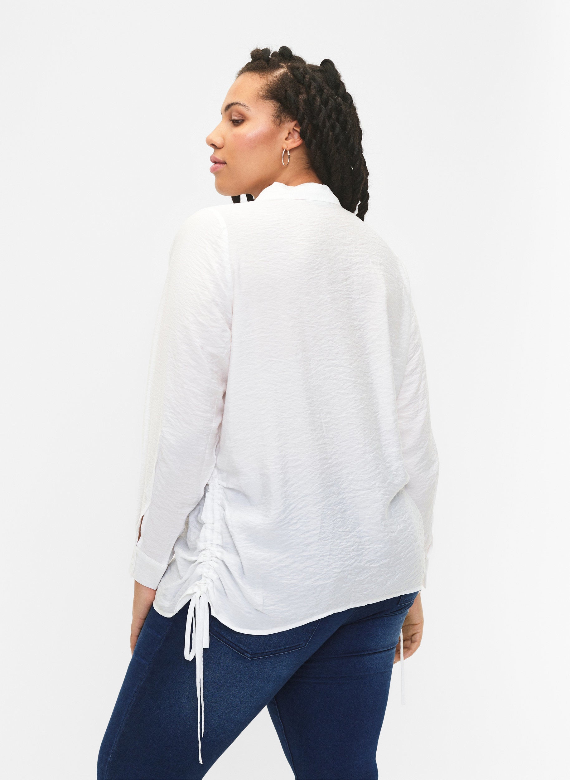 Zizzi Serenity White Blouse