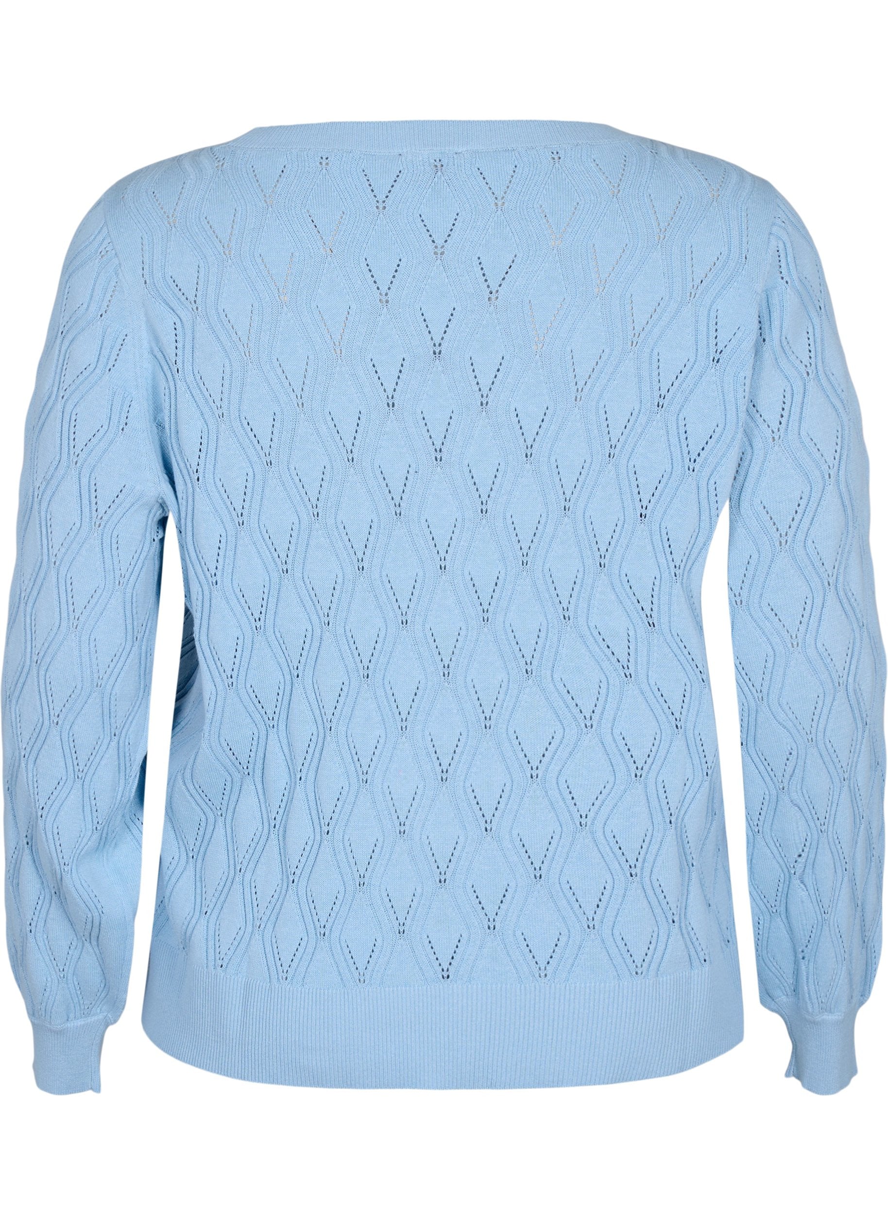 Zizzi Elsa Pullover in Blue