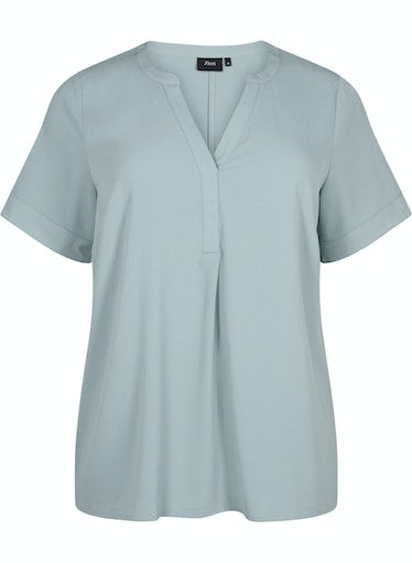 Zizzi Anni Blouse in Green