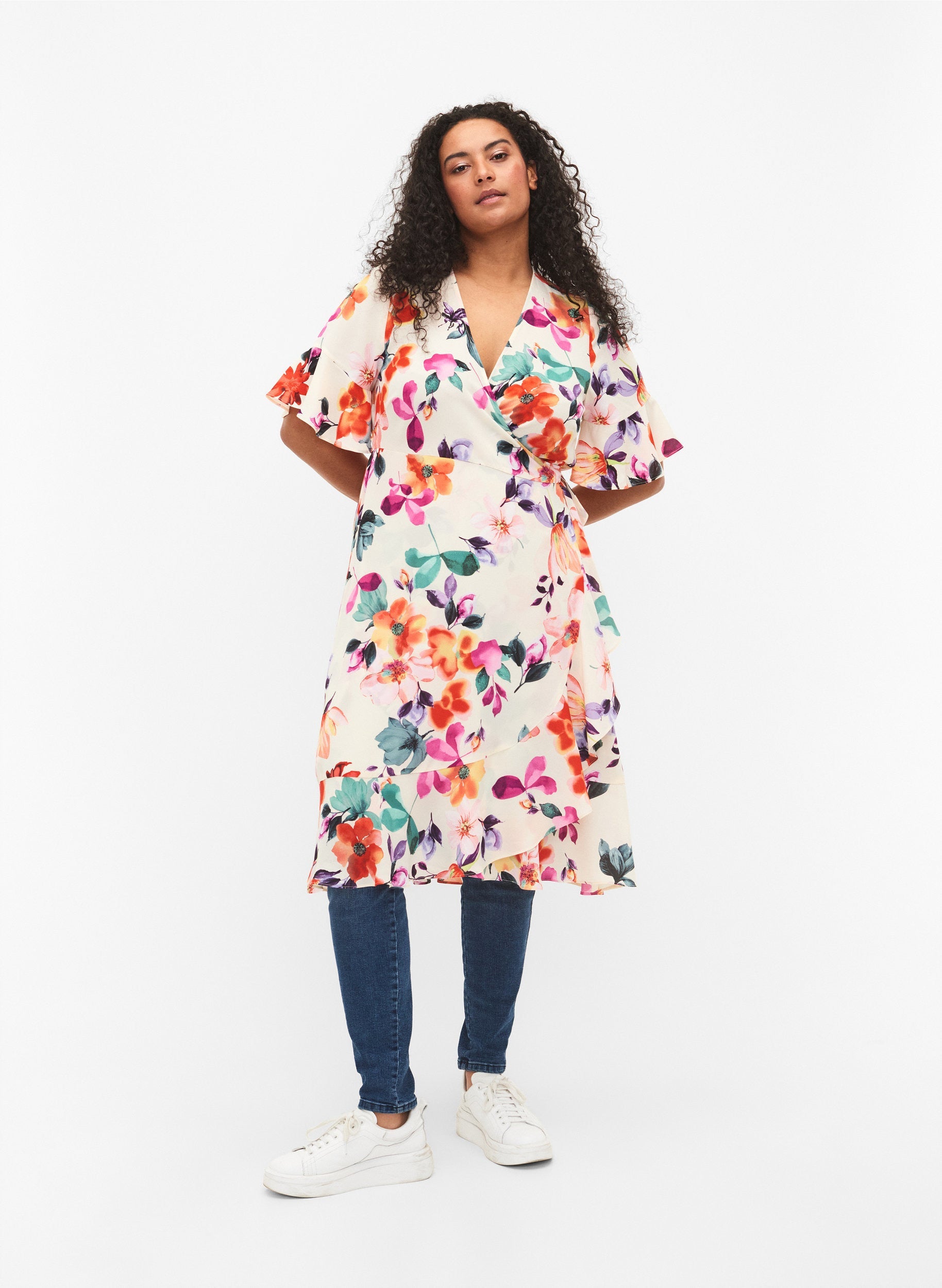 Zizzi Maeve Floral Dress