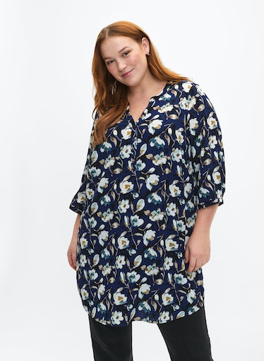 Zizzi Anni Flower Tunic