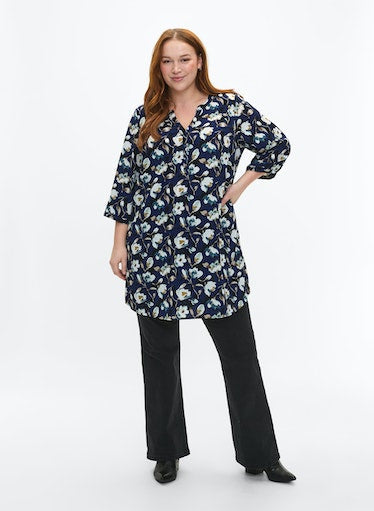 Zizzi Anni Flower Tunic