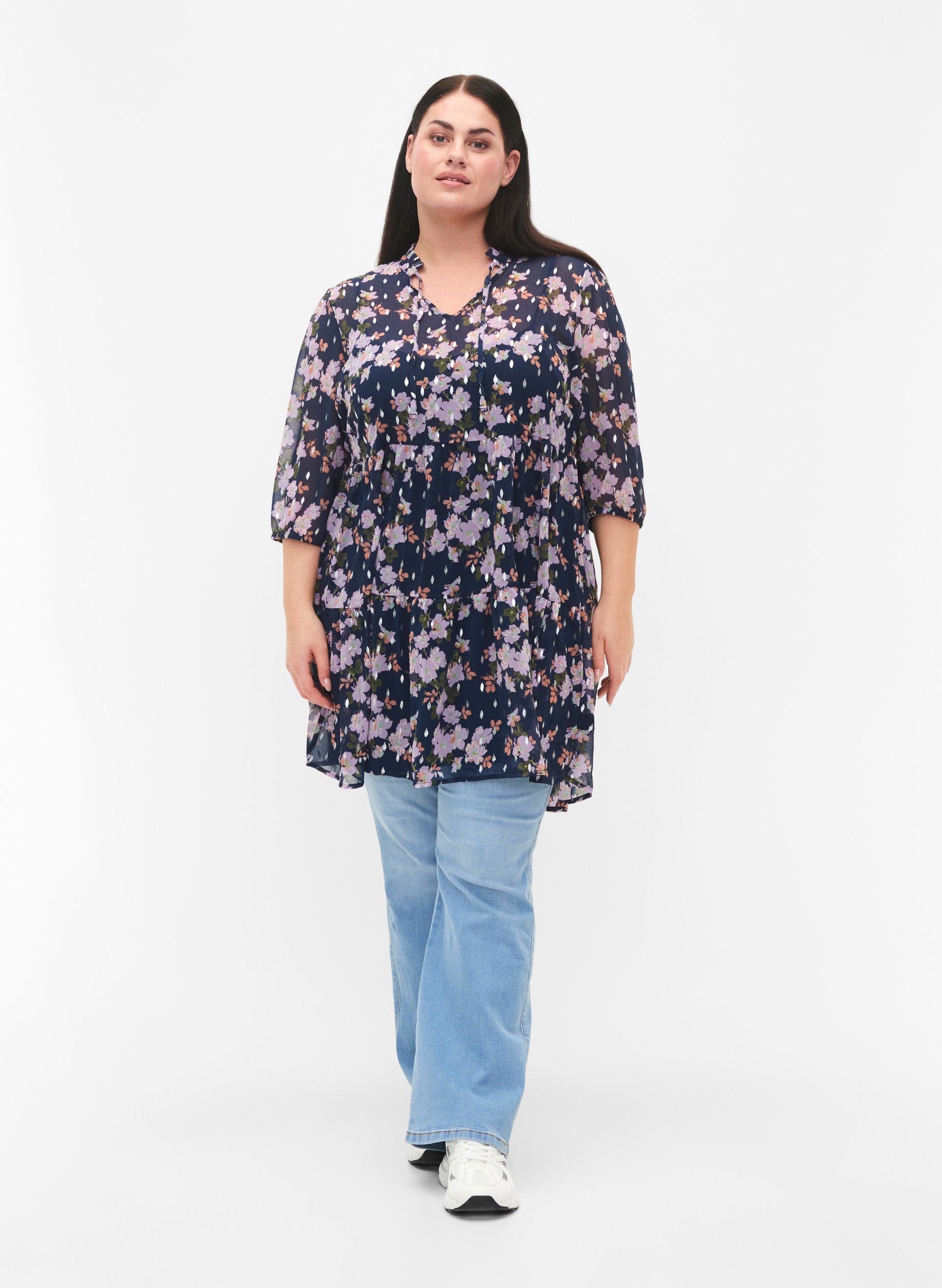 Zizzi Olivia Floral Tunic