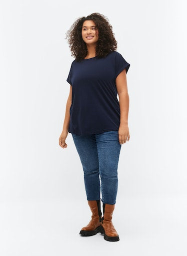 Zizzi Navy Tee Katja